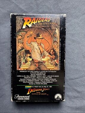 Raiders of the Lost Ark Vintage BETA  with Cover Untested